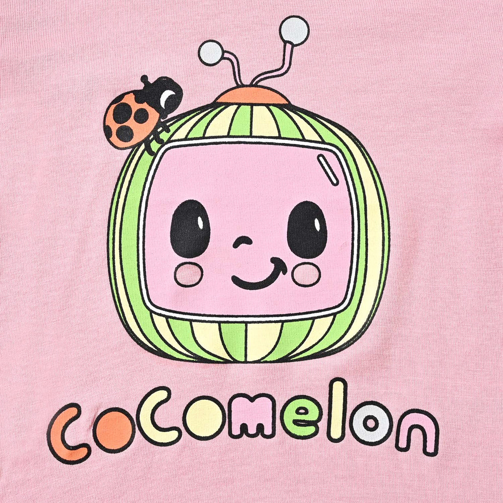 Infant Girls Cotton Jersey T-Shirt-Candy Pink