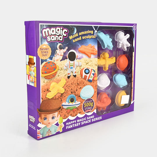 Kids Funny Space Sand Pretend Colored Clay