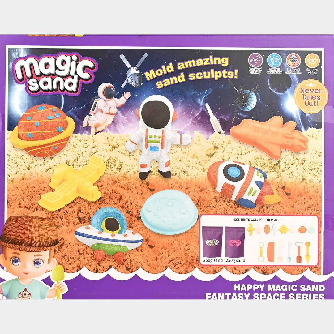 Kids Funny Space Sand Pretend Colored Clay