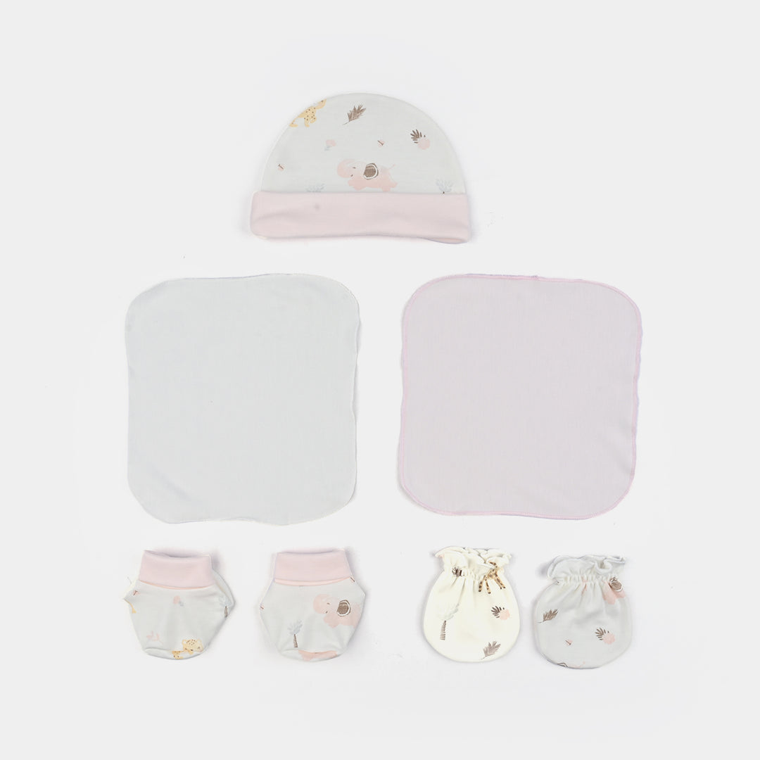 Infant Girls Cotton Gift Set | 7Pcs