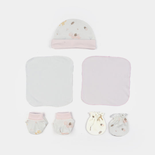 Infant Girls Cotton Gift Set | 7Pcs