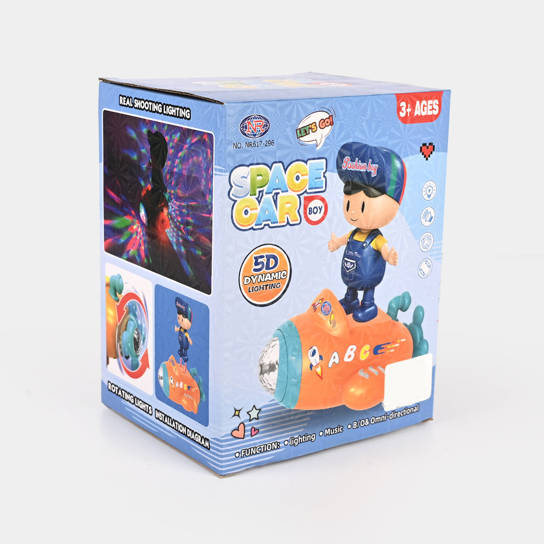 Electric Boy W/Light & Music Airplane Toy