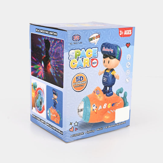 Electric Boy W/Light & Music Airplane Toy