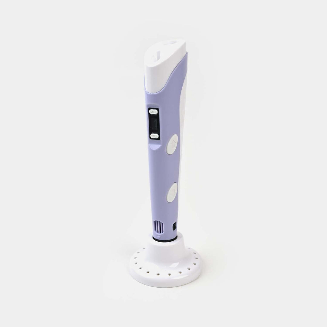 3D Printing Pen With Pen Holder - Pink