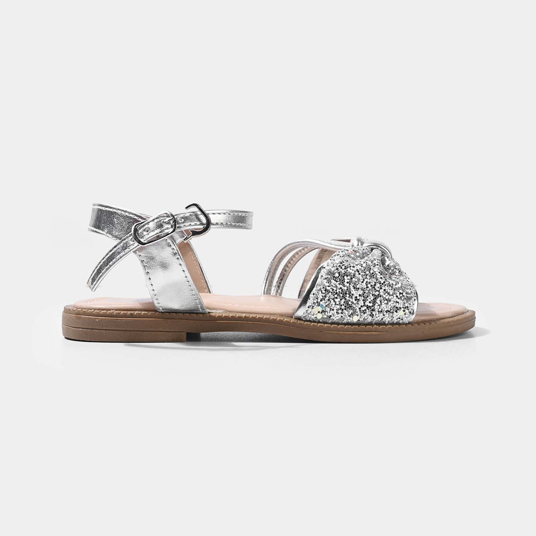 Girls Sandal 456-116-SILVER