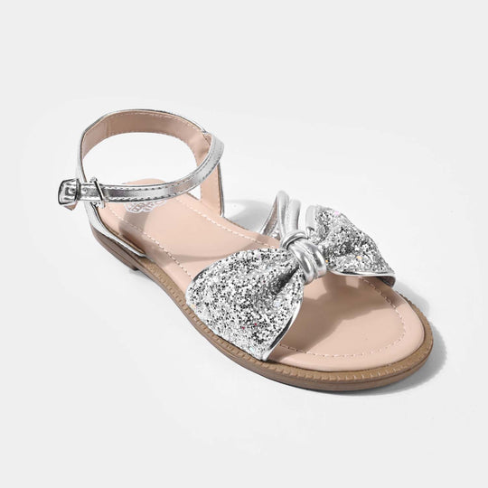 Girls Sandal 456-116-SILVER