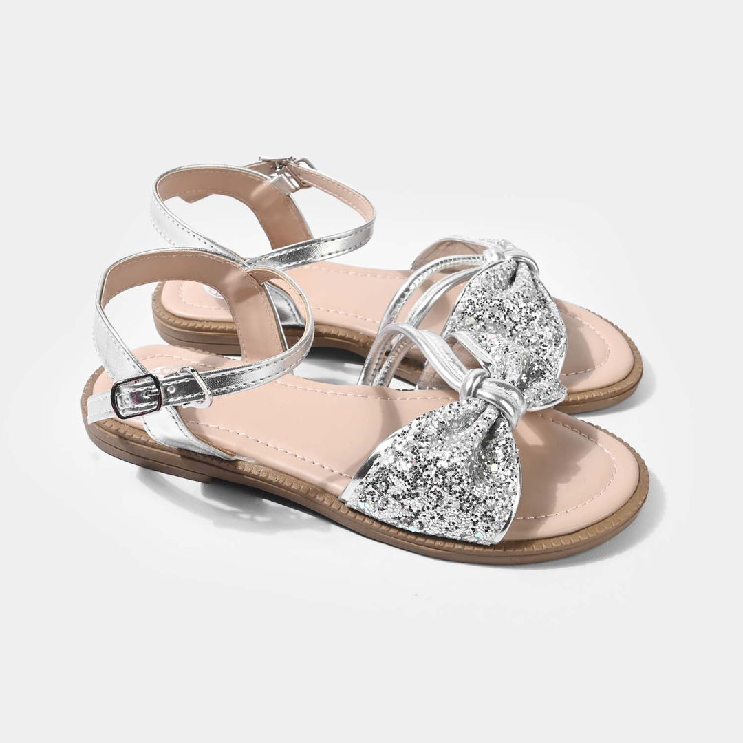 Girls Sandal 456-116-SILVER