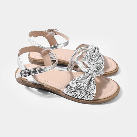 Girls Sandal 456-116-SILVER
