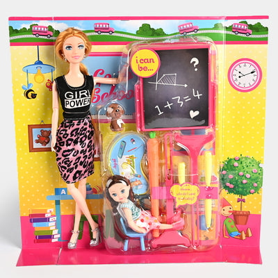 Cute Fashion Doll Play Set For Girls