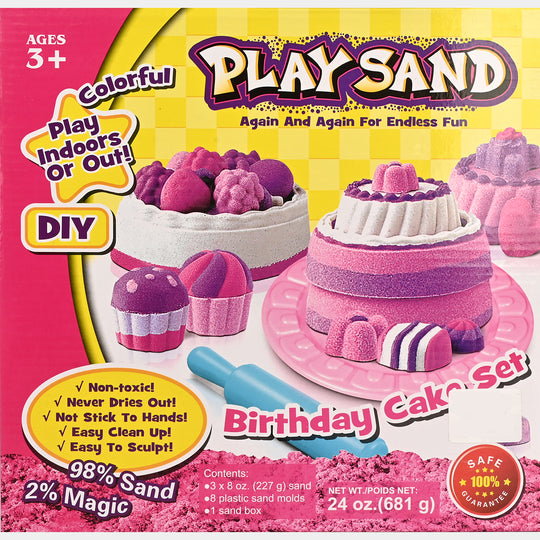 Play Sand Birthday Cake Set