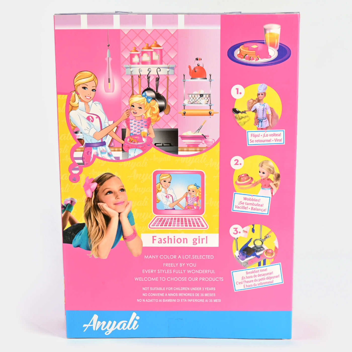 Ice Cream Fashion Doll Play Set For Kids