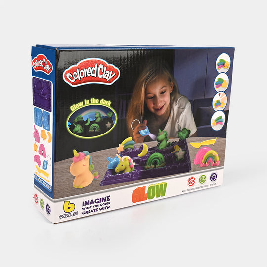 Colored Clay | Glow in the Dark Craft Set