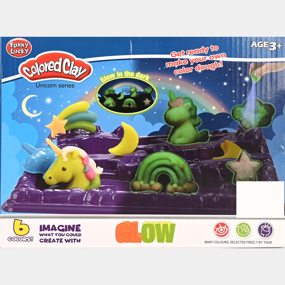 Colored Clay | Glow in the Dark Craft Set