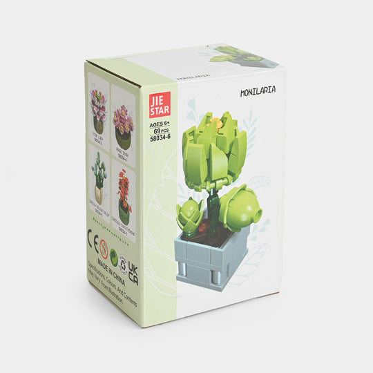 Potted Model Building Blocks Set for Kids