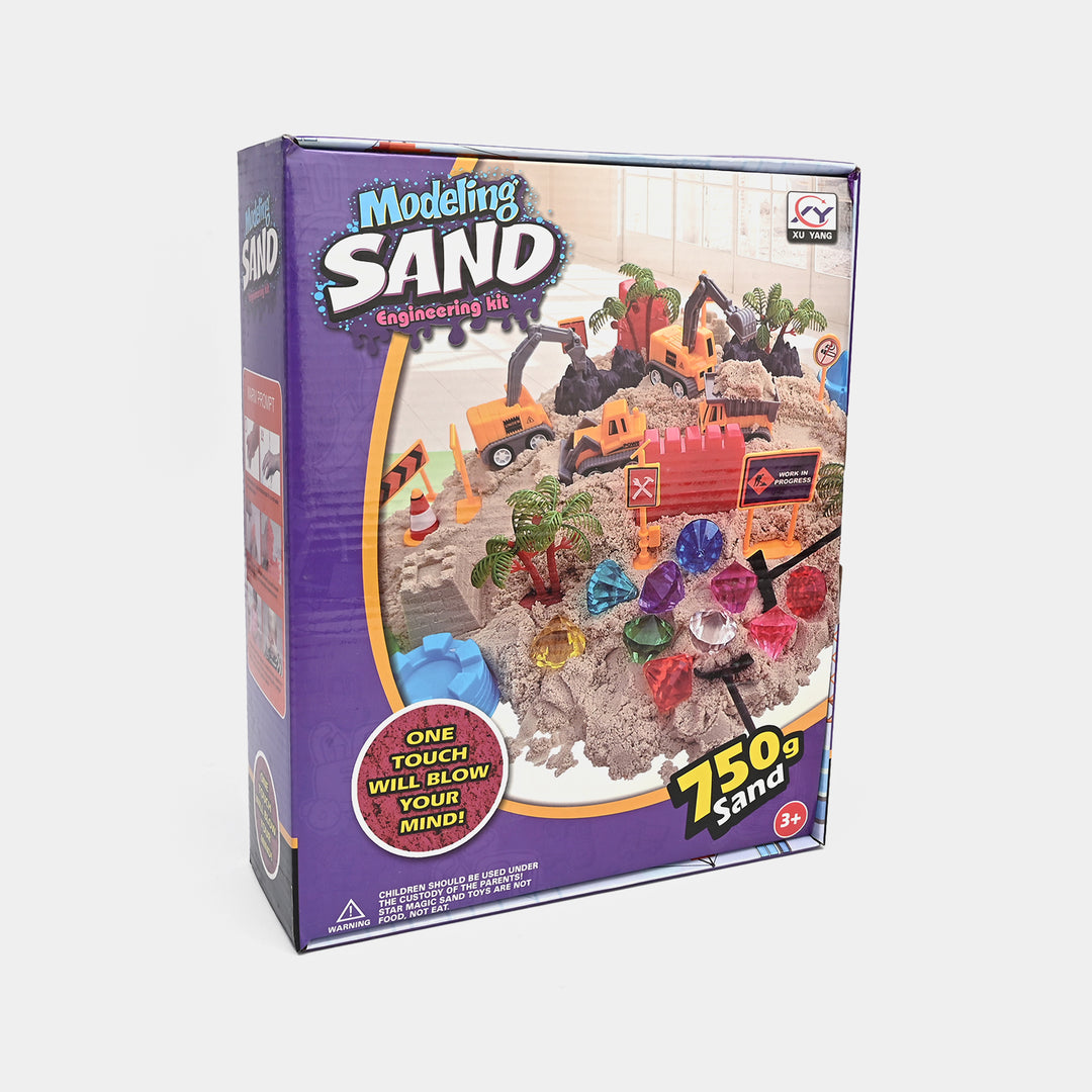 Construction Mining Space Sand Scenery Set