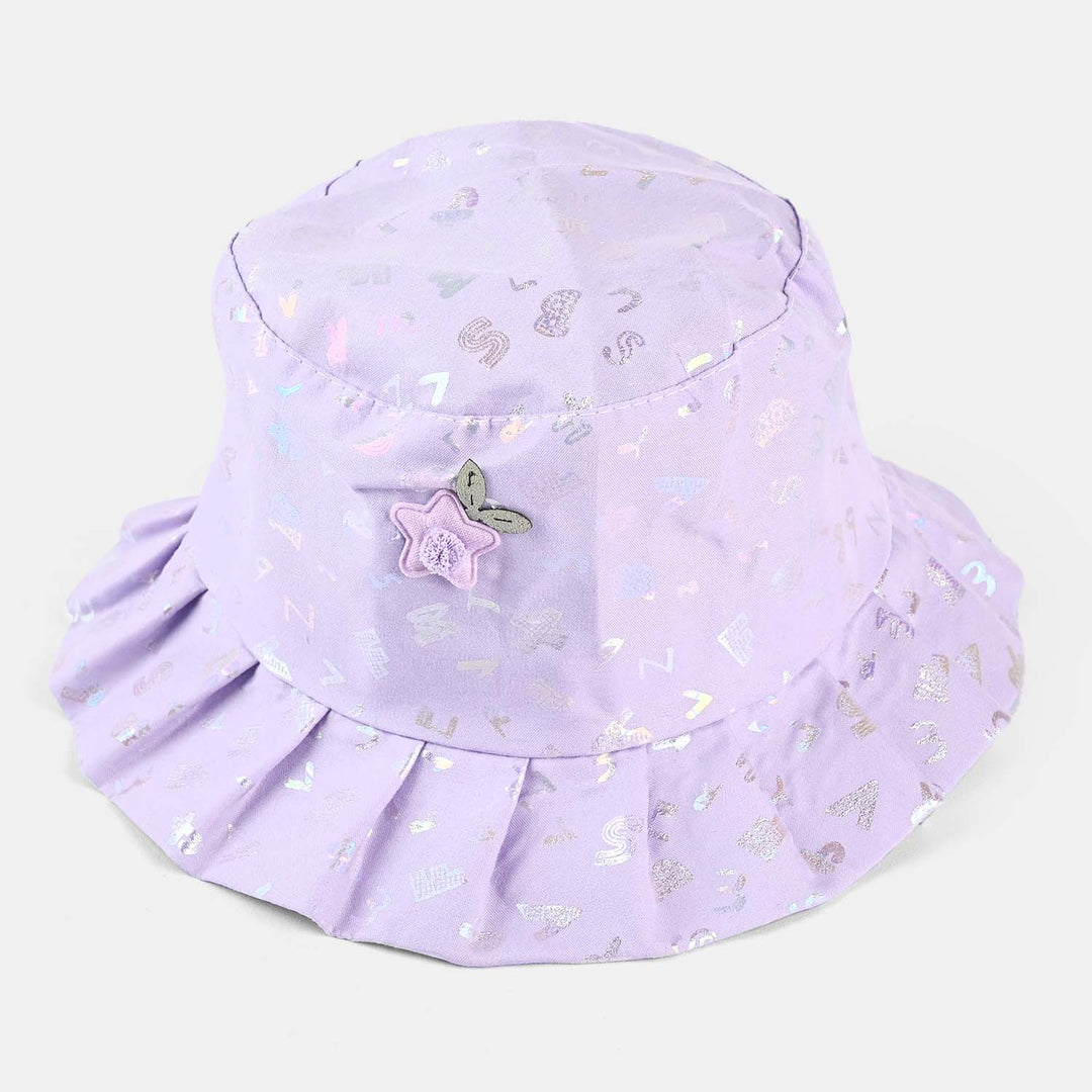 Baby Girls Round Cap | 6M+