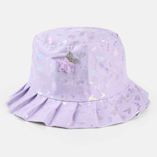 Baby Girls Round Cap | 6M+