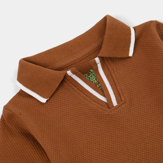 Infant Boys Cotton Polo Happy Summer Days