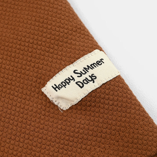 Infant Boys Cotton Polo Happy Summer Days