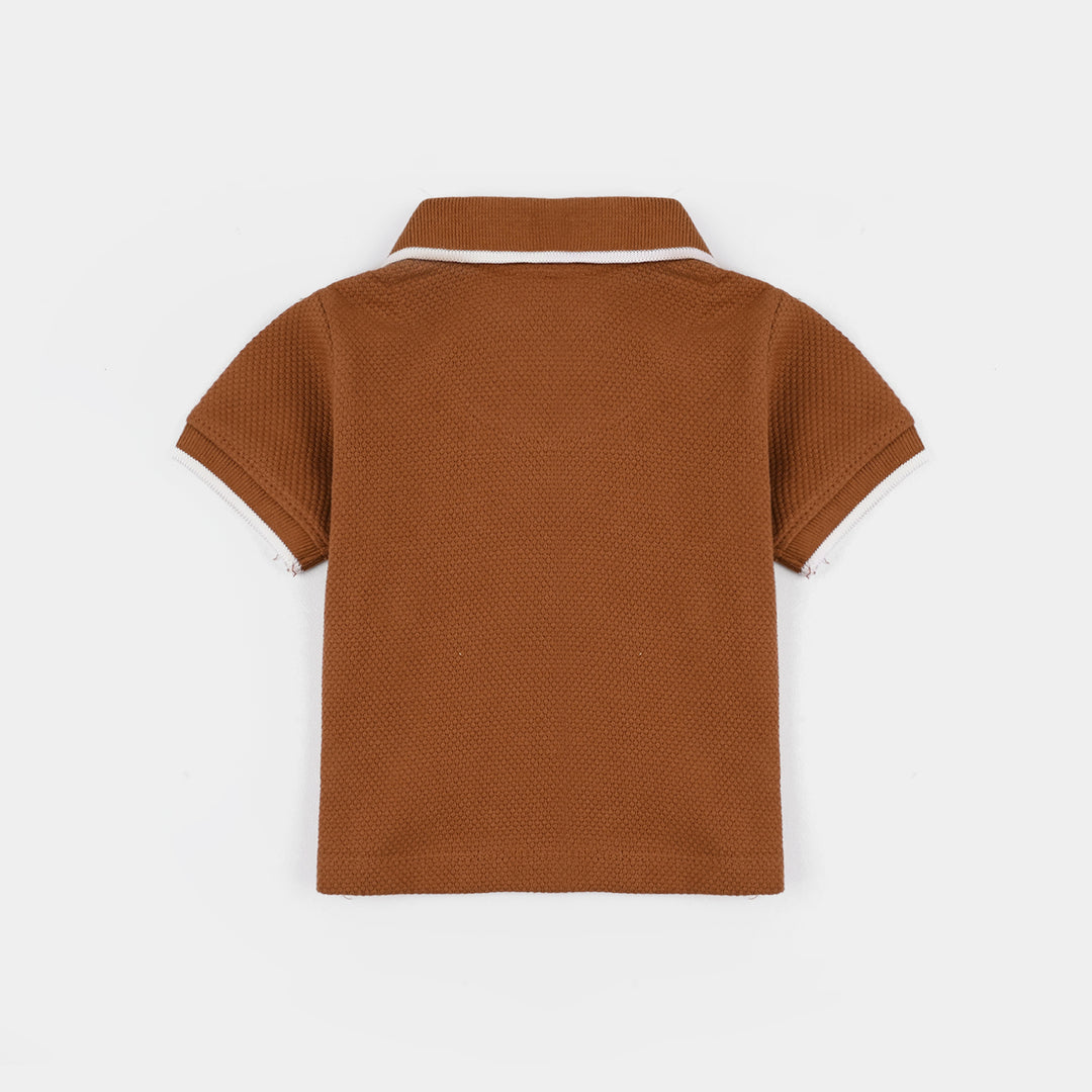 Infant Boys Cotton Polo Happy Summer Days