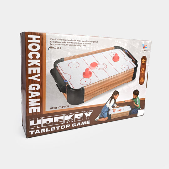 Wooden Ice Hockey Tabletop Game – Fast-Paced Air Hockey Fun!