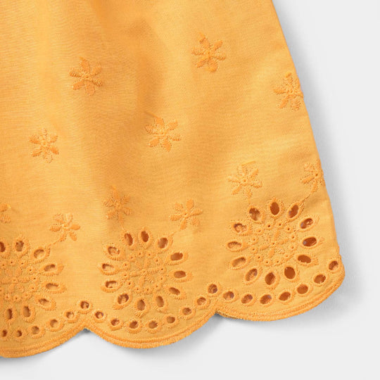 Infant Girls Chicken Kari Casual Frock Citrus Gala-Citrus