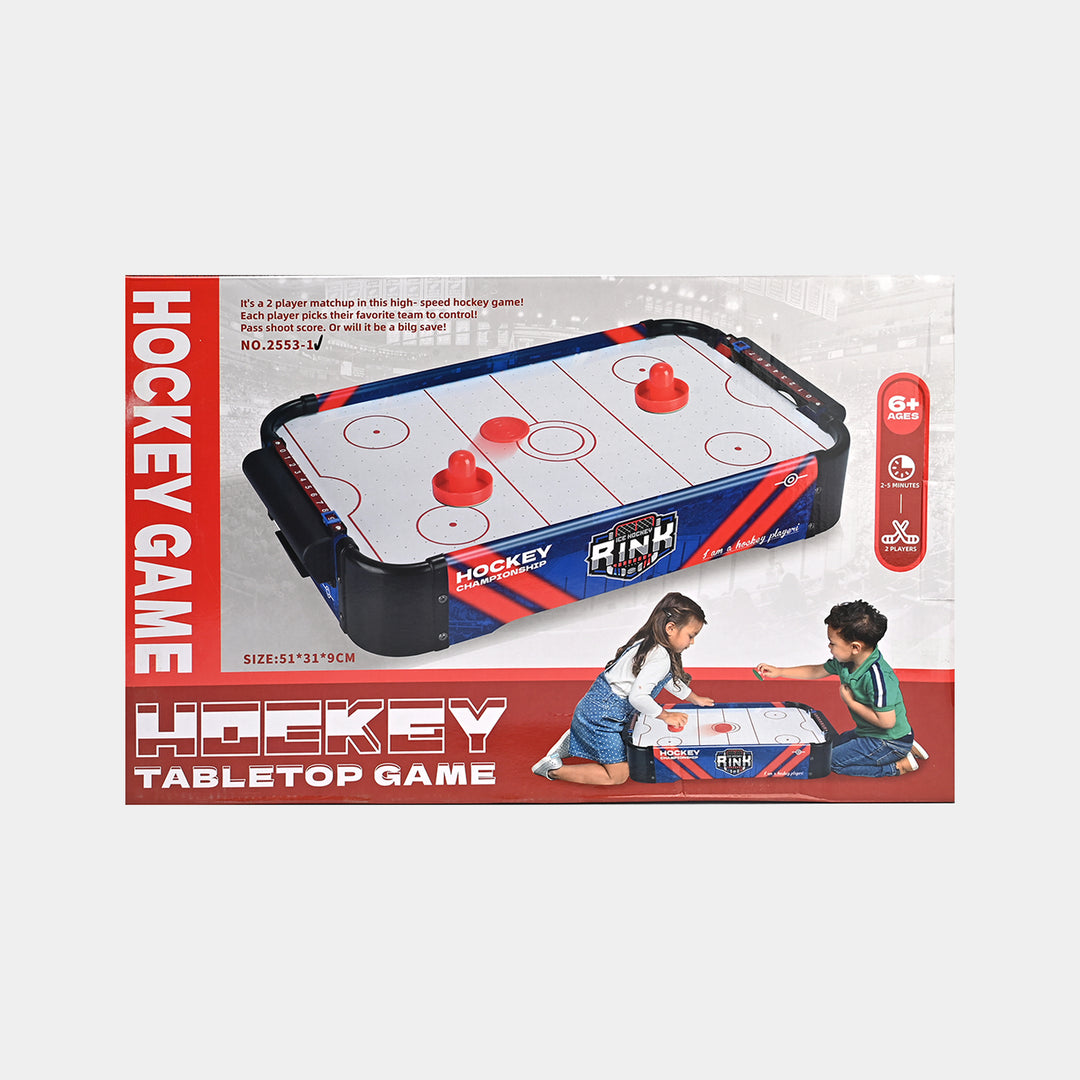 Wooden Ice Hockey Tabletop Game – Fast-Paced Air Hockey Fun!