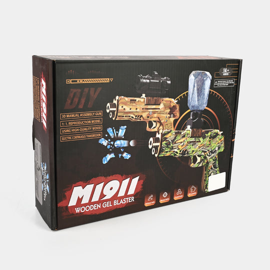 DIY M1911 Wooden Gel Blaster