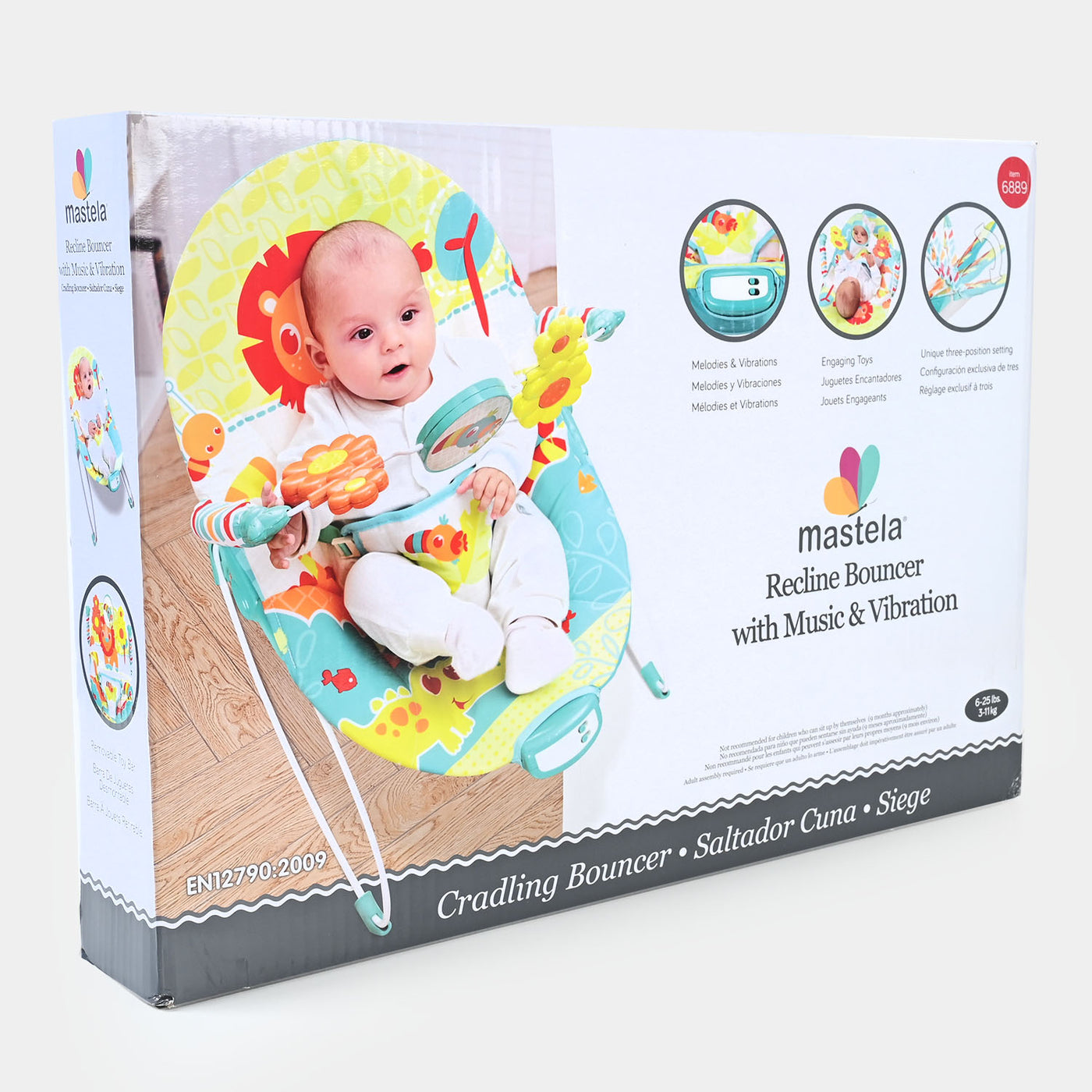 Music & Vibrating Baby Bouncer