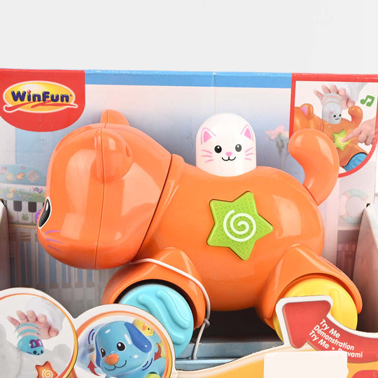 Press N' Go Pet Toy For Kids - Orange (0374)