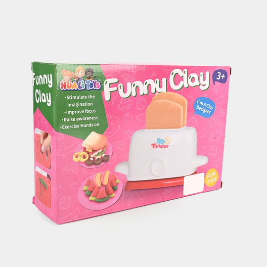 Funny Clay My Toaster Play Set for Kids
