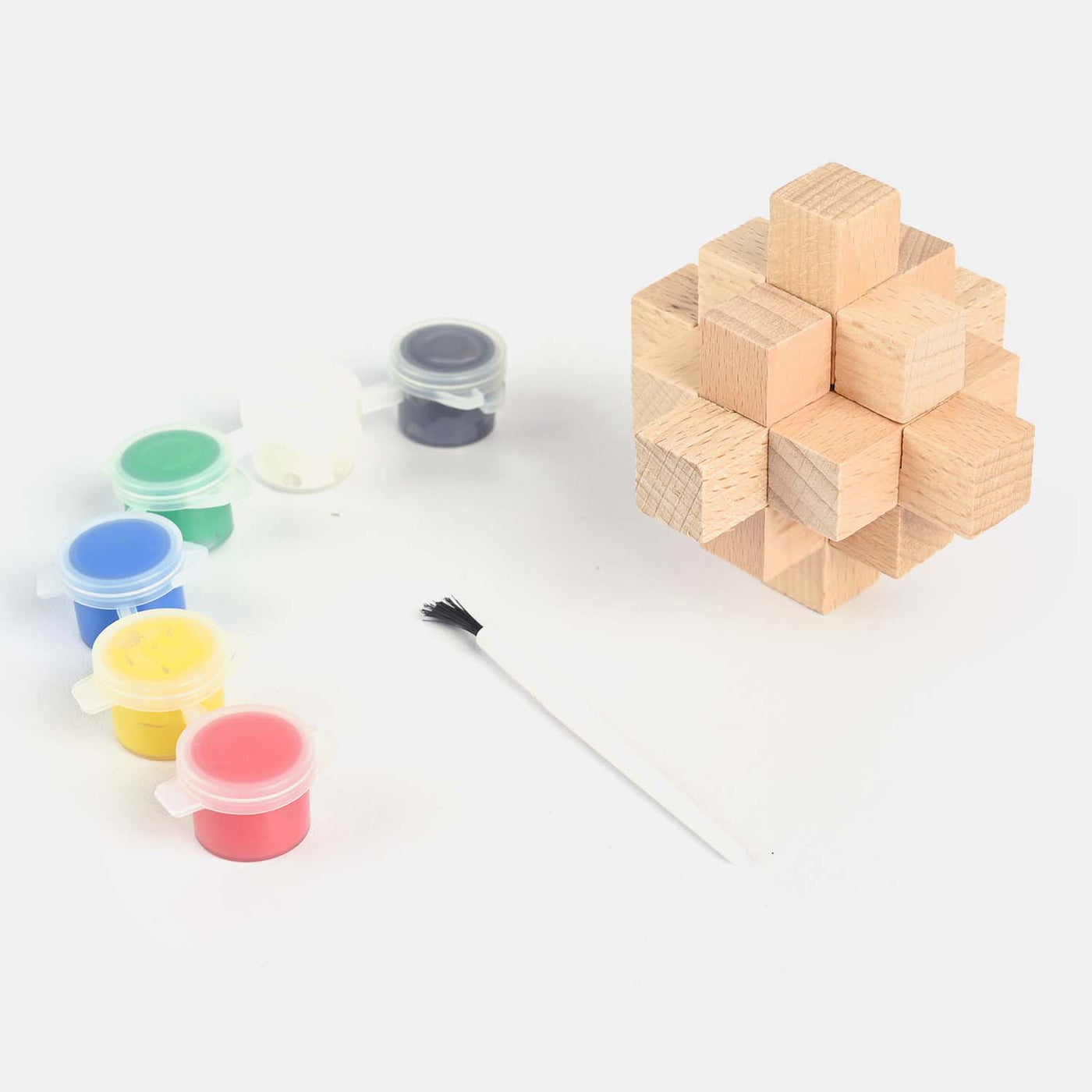 Wooden Puzzle Paint Set