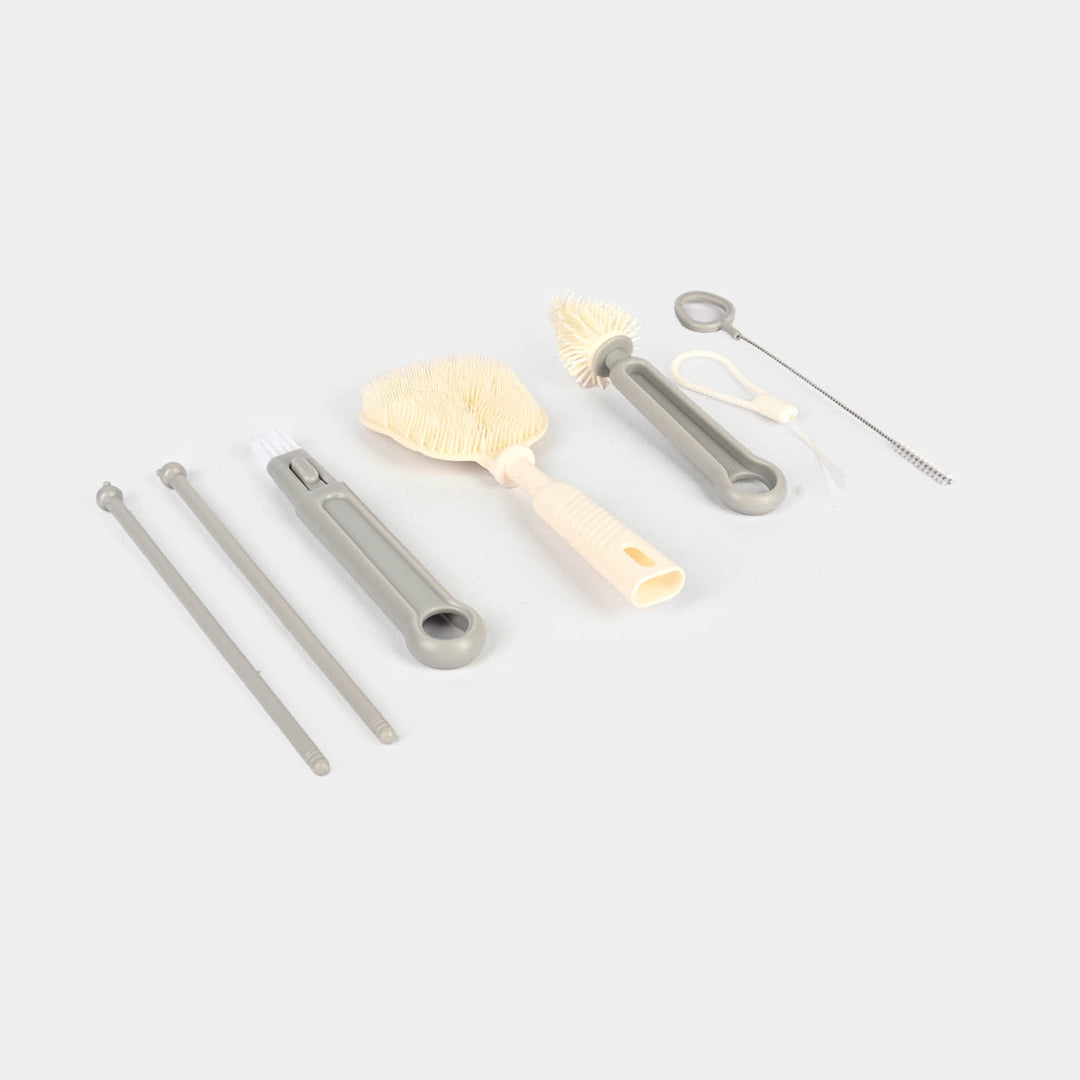 6-in-1 Portable Baby Bottle Brush Travel Set