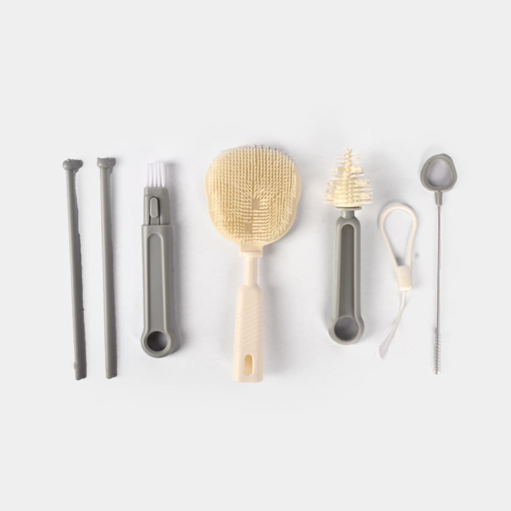 6-in-1 Portable Baby Bottle Brush Travel Set