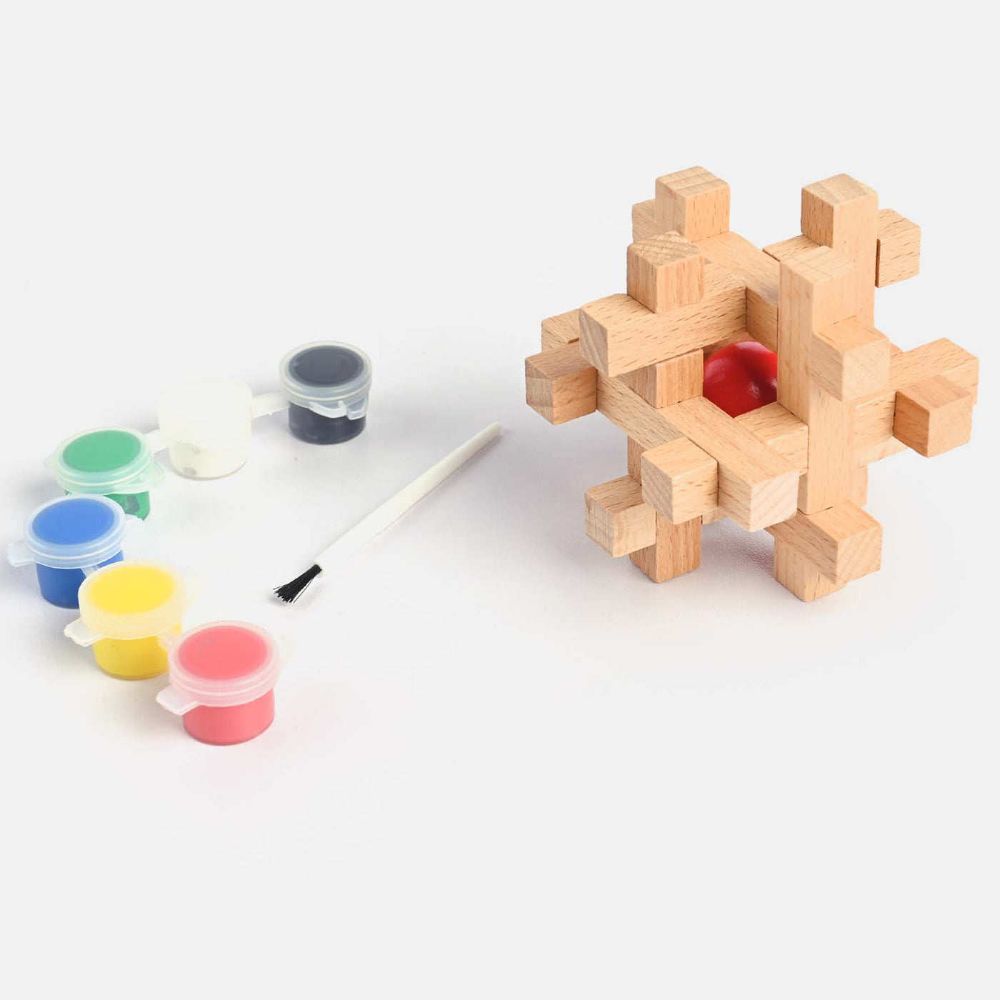 Wooden Puzzle Paint Set