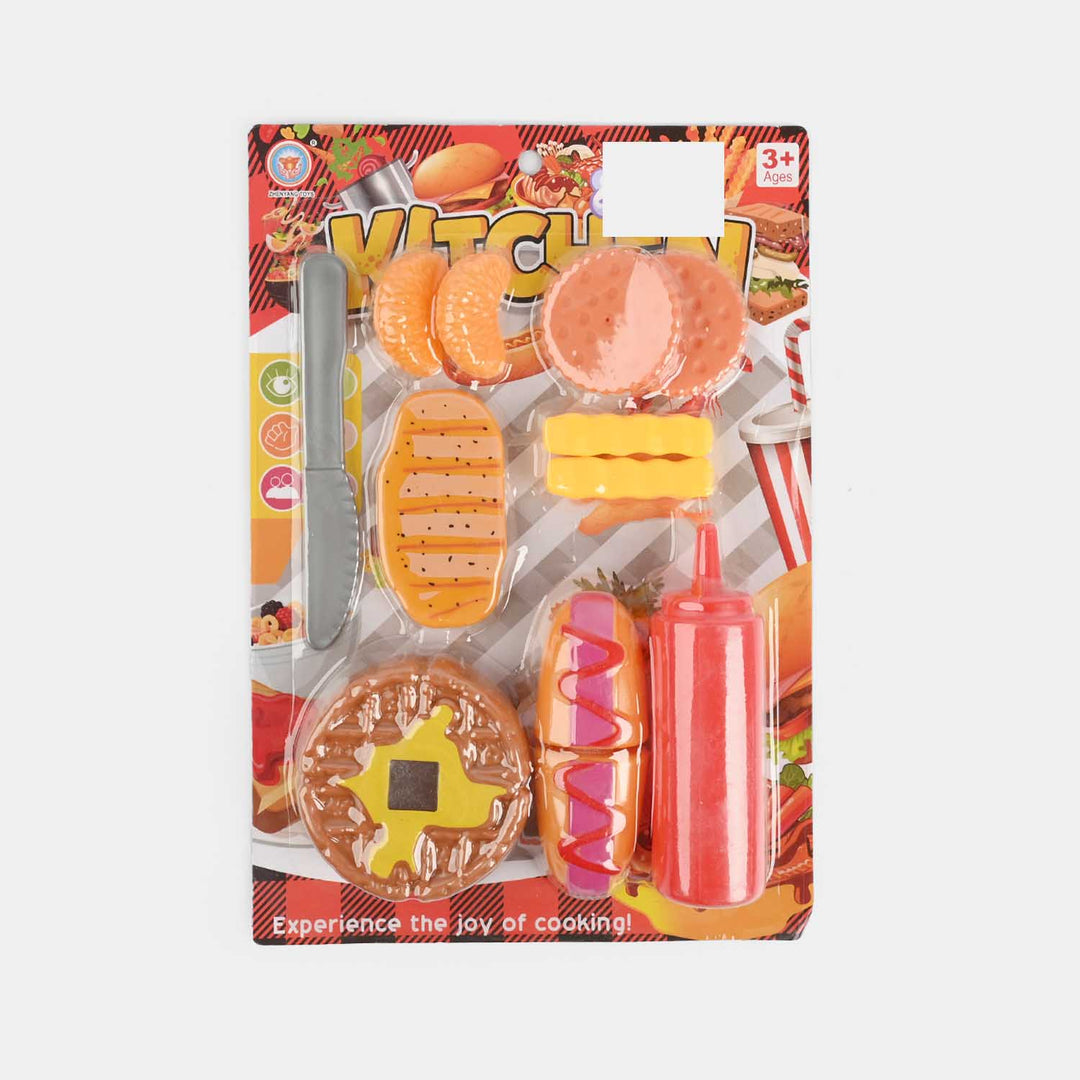 Play Kitchen & Food Set