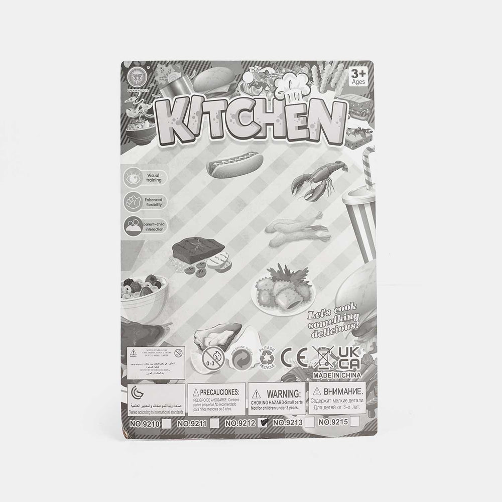 Play Kitchen & Food Set