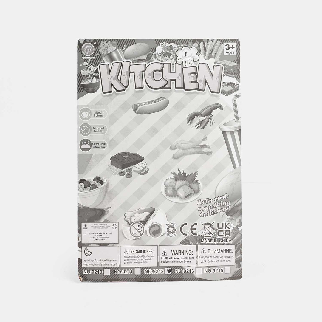 Play Kitchen & Food Set