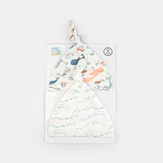 Baby Cap/Hat Knot Pack Of 2
