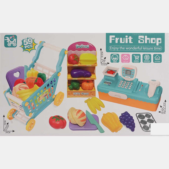 Fruit Shop Supermarket Play Set