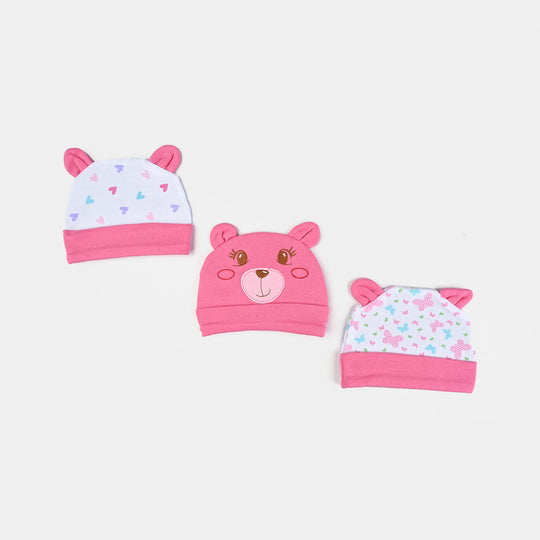 Infant Caps Set - 3Pcs