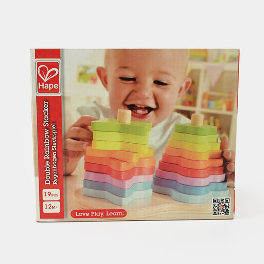 Hape Double Rainbow Stacker | Wooden Educational Toy