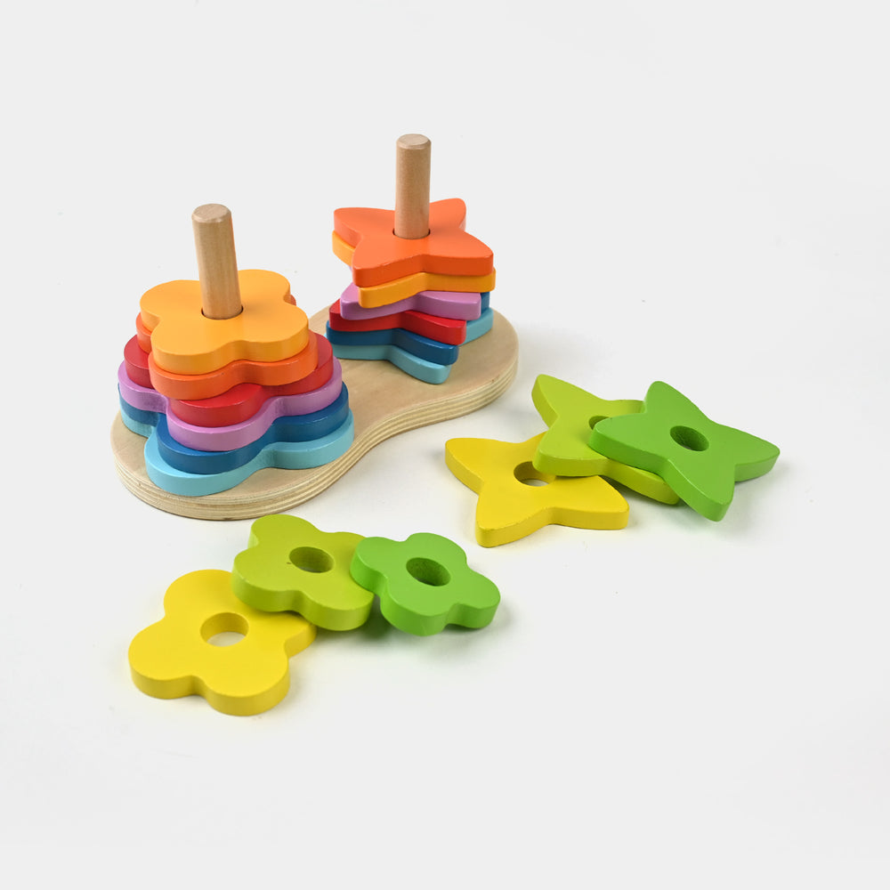 Hape Double Rainbow Stacker | Wooden Educational Toy