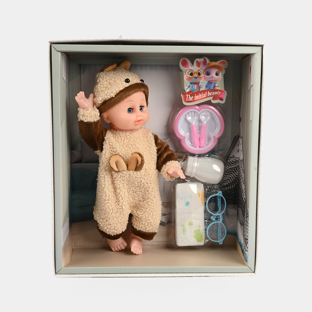 14 Inch Movable Eyes Musical Doll