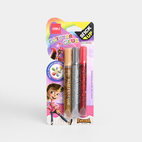 Classic Glitter Glue 3Pcs