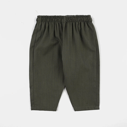 Infant Boys Poly Viscose 2Piece Suit (Dusty Olive)-GREEN