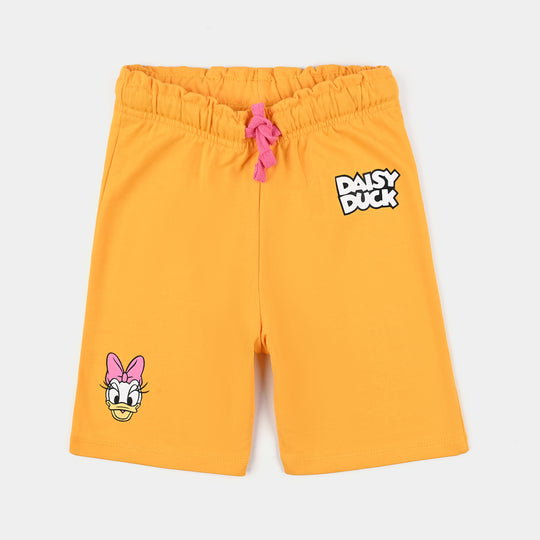 Girls Jersey/Terry Short-Gold Fusion