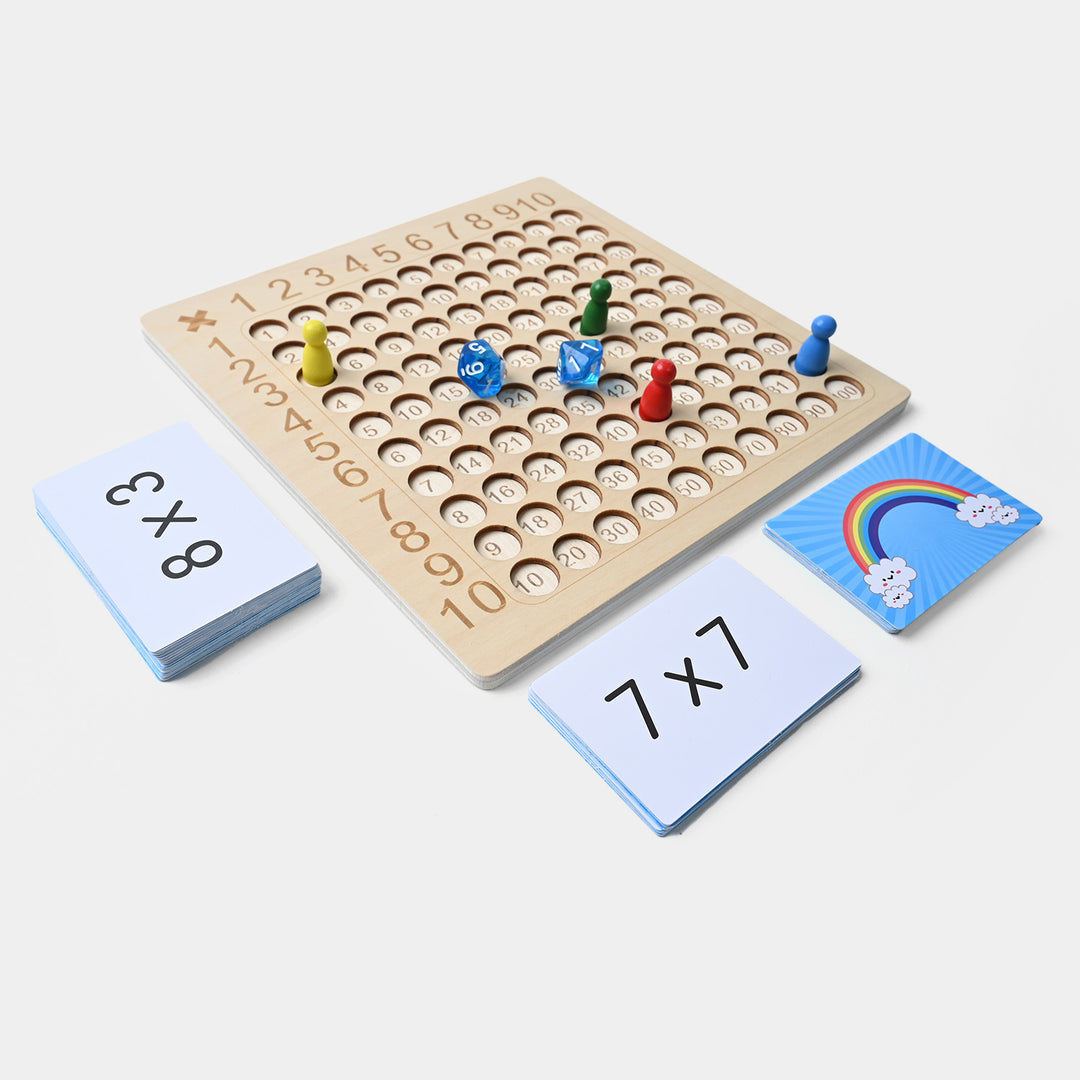 Wooden Multiplication Board Game