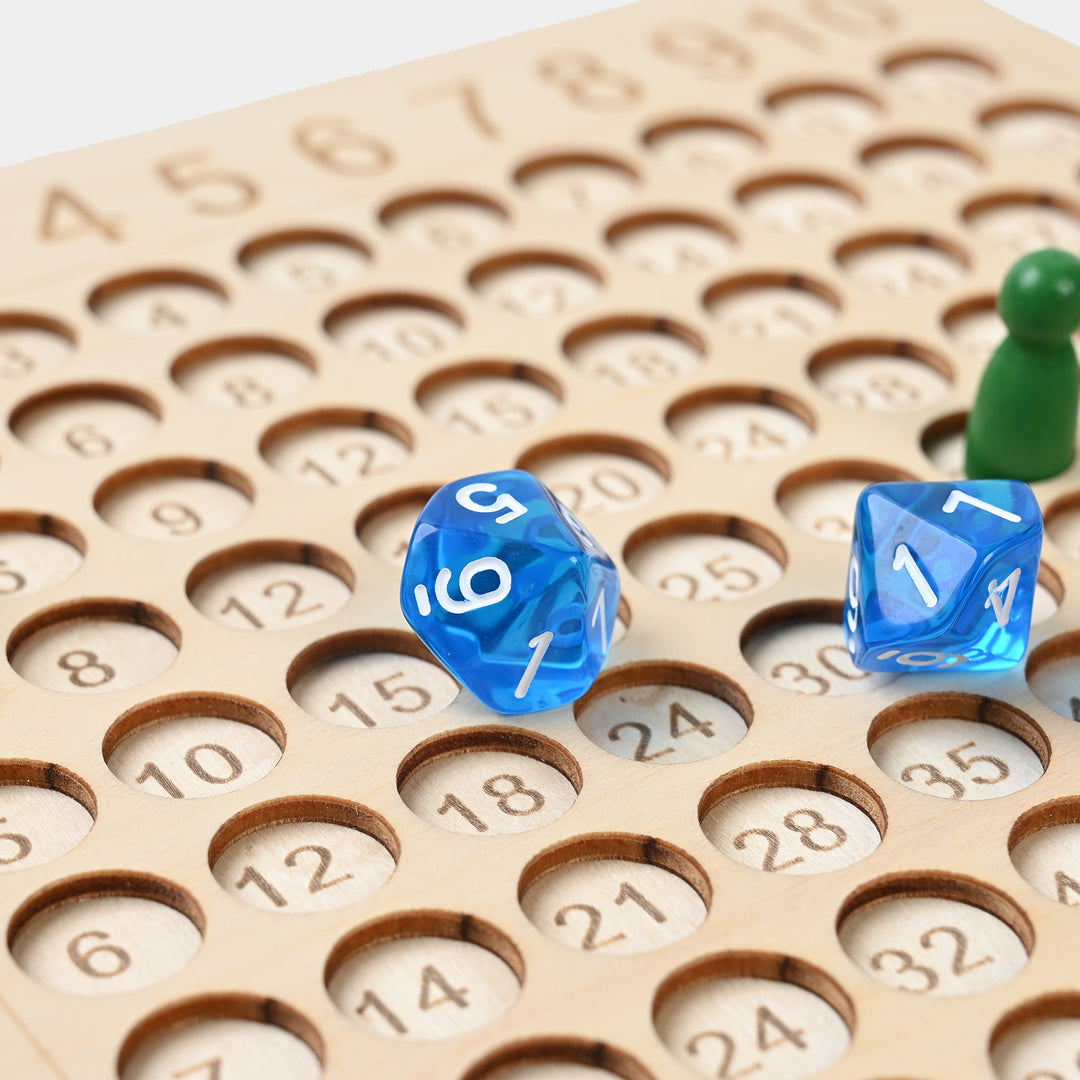 Wooden Multiplication Board Game