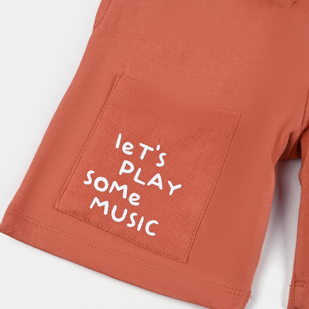 Boys Jersey/Terry Short Some Music-Orange Rust